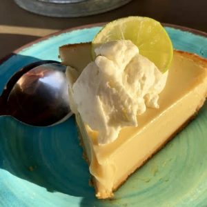 Key lime pie is Florida’s unofficial signature dessert. Most restaurants have some form of it on their menu. Red Fish Blue Fish’s version did not disappoint.