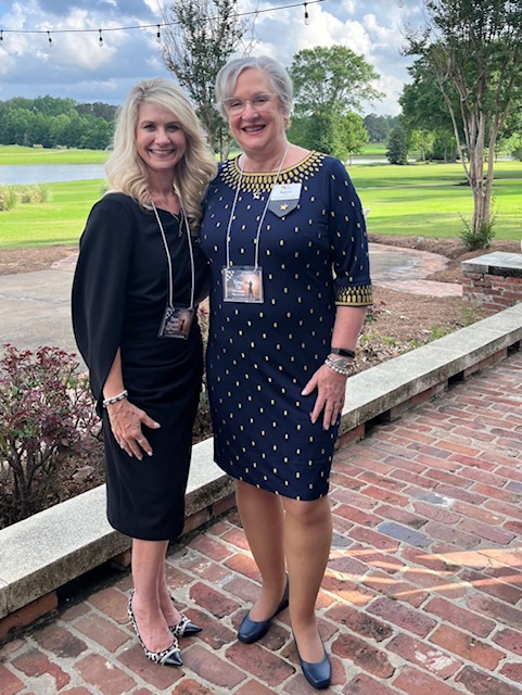 2024-25 State President Dawn Pizzalato and International Representative Karen Fite (Photo credit: Special to The Clinton Courier)
