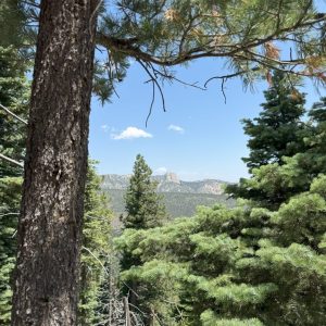 Troop 321 caught a glimpse of Philmont Scout Ranch’s iconic mountain, the Tooth of Time. The Scouts would encounter significant challenges when hiking the ridge leading up to this mountain a few days later, when they got caught in a lightning storm and were pelted by pea-sized hail while exposed on Tooth Ridge.