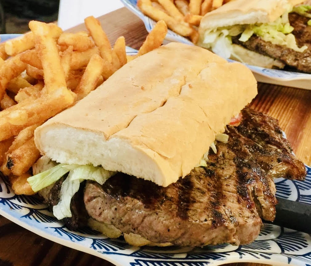 If you’re not a seafood-lover (or even if you are) a dressed ribeye po’boy encased in French bread at Taranto’s in Biloxi’s Woolmarket area is always the perfect choice.