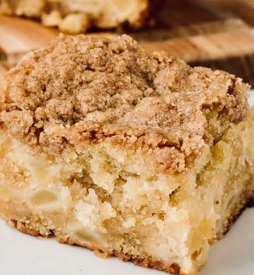 Apple crumb cake is the perfect fall dessert, snack or, in a pinch, quick breakfast.