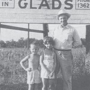 Pictured are Mr. Thomas and his two oldest children, Richard and Chris.