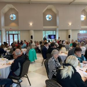 LBSD retirees are pictured at the 2024 “Thanks a Brunch!” reception.