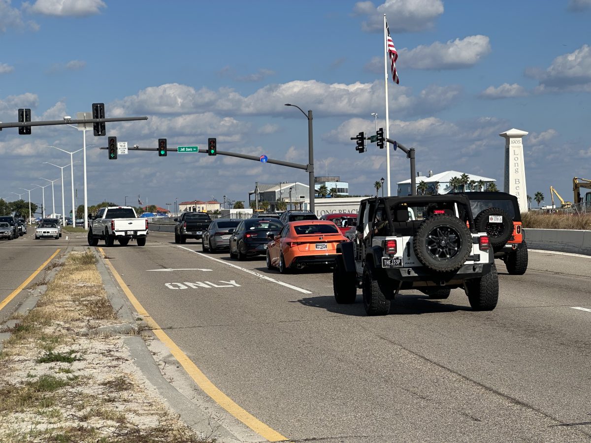 The Long Beach Gateway Project, launched in 2018, was established to revamp the appearance of the city of Long Beach along Highway 90 and to better connect the city’s downtown area with the beach, making it more inviting for visitors and locals alike. Work continues on the project. Pierce says the Gateway Project is expected to be complete sometime next year (2026). Photo credit Toni Miles