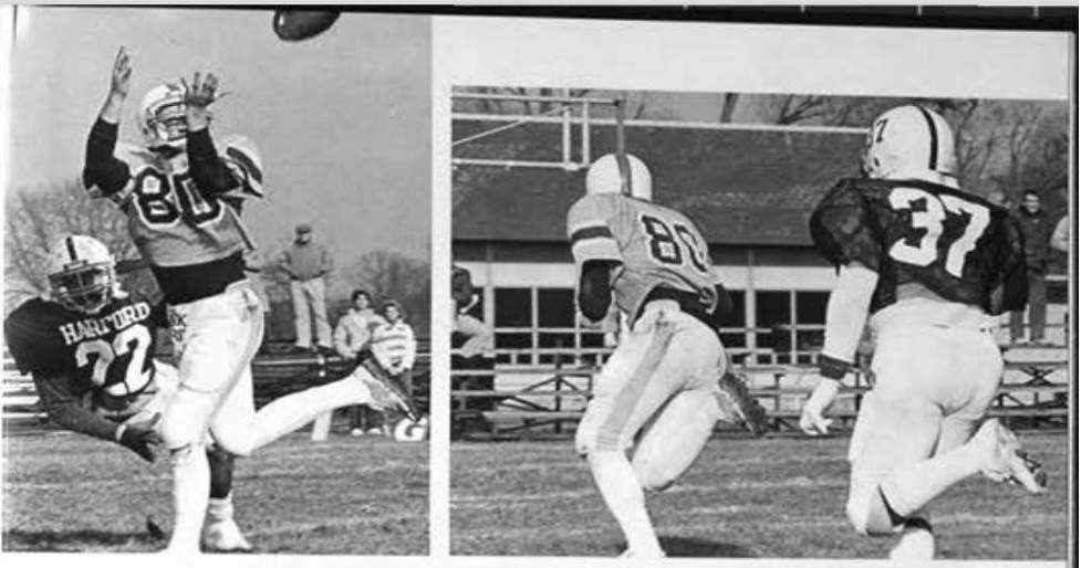Taylor, jersey #80, was co-captain of the MGCCC National Championship football team.