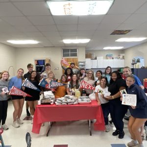 Pictured (l to r) are, front row: Kenleigh Clark, Bristol Jones, Keily Hernandez, Cat Oslin, Trinity Langlinais, Amy Cornstock, Stella Huffman, Mary Hogan Allen, Lucy Allen, Maiya Dedeaux, Sarah Damition and Nola Ellis; and back row: Jackson Byars, Steven Kelly, Madison Jacobs, Charles Meehan, Savannah Layne and Allie Manning.