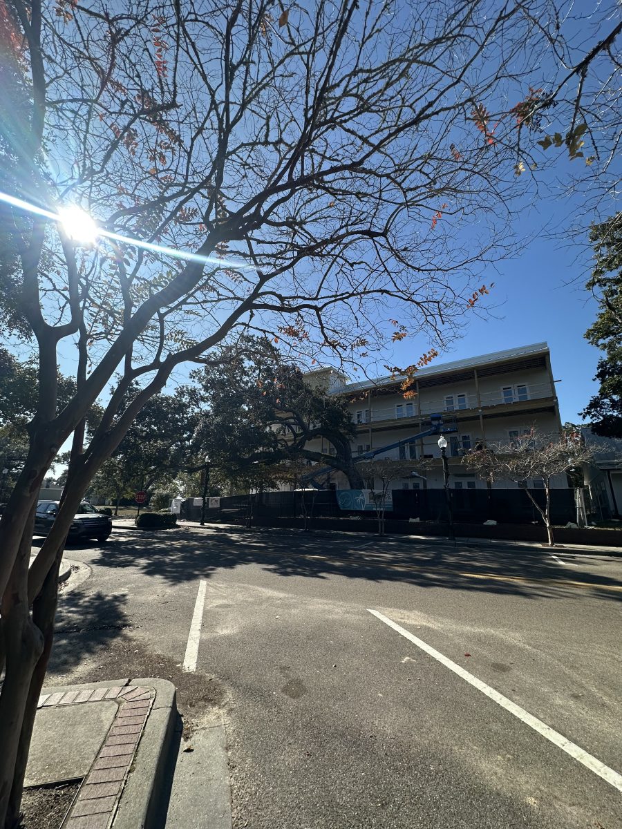 Hotel Whiskey is located at the intersection of Fourth Street and Jeff Davis Avenue.