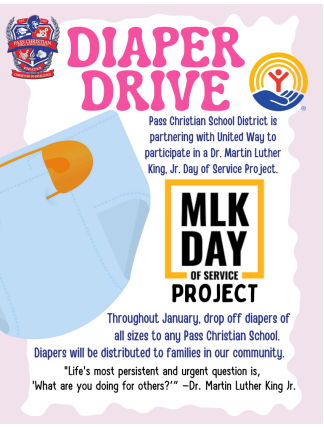 PCHS MLK Day of Service Project Flyer