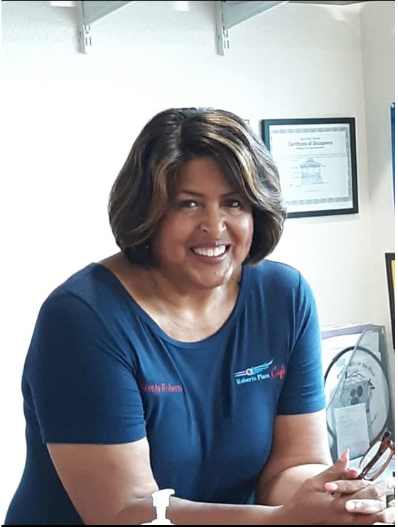 Owner of Roberts Place Café and The Robin’s Nest, Dorothy Roberts