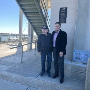 Mayor Tim Pierce and Danny Kaletsch (Photo credit Toni Miles)