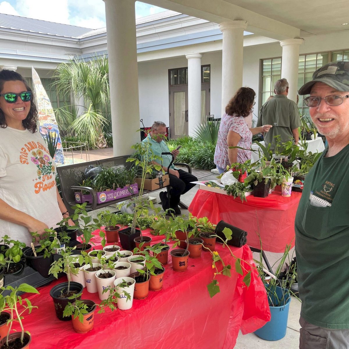 The annual plant swap will be held on May 1.