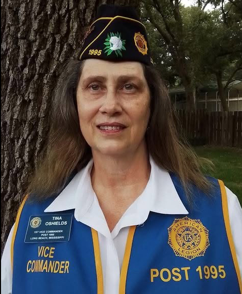 Tina O'Shields, Vice Commander of the Donnie Levens American Legion Post 1995 in Long Beach, will be available at Daddy's, located at 885 East North Street in Pass Christian, on the first and third Thursdays of each month from 1 to 3 p.m. to assist veterans with questions concerning VA compensation and benefits claims.