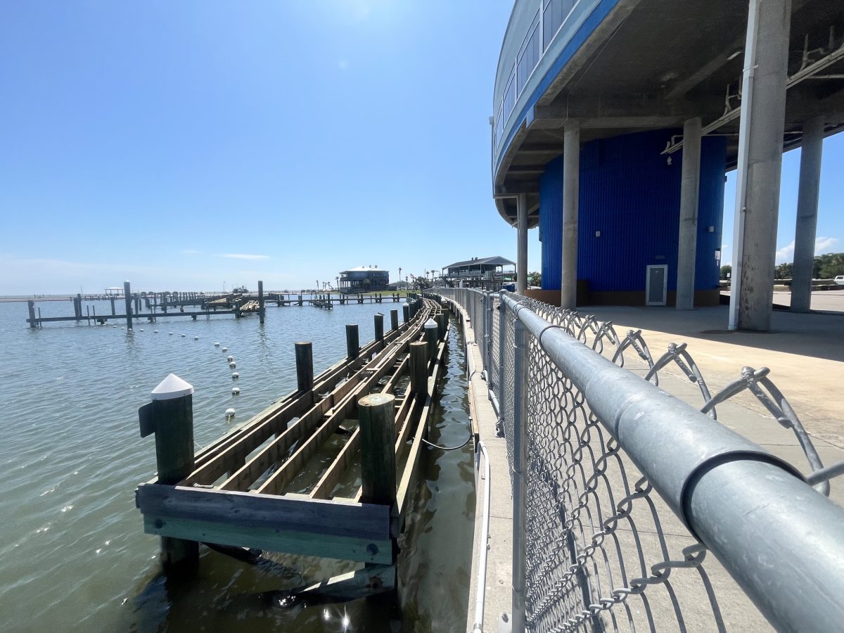 Flow-through decking is scheduled for installation on the transient pier and Pier 5 is expected to be underway in late May.