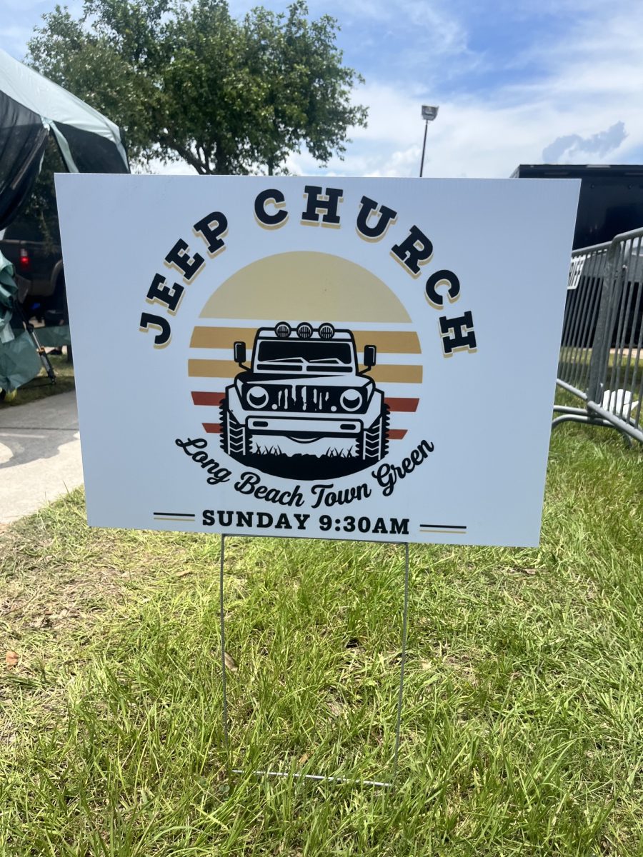 A non-denominational church service was held on Sunday, May 31, the final day of Jeepin’ the Coast this year in Long Beach.