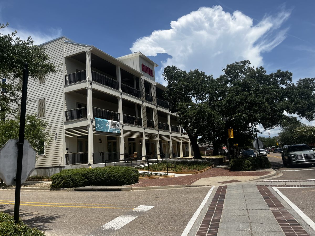 The finishing touches are now taking place at Hotel Whiskey, located at the corner of Jeff Davis Avenue and Fourth Street.