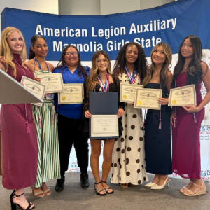 Pictured (l to r) are Stella Huffman, Olivia Ducksworth, Zuriah Engs, Leeka McBride, Madison Jacobs, Jocelyn Nguyen and Madelene Vo.