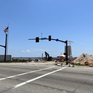 In mid-May, the construction fence on the west end of the harbor, where the new Lighthouse has been built, was taken down.