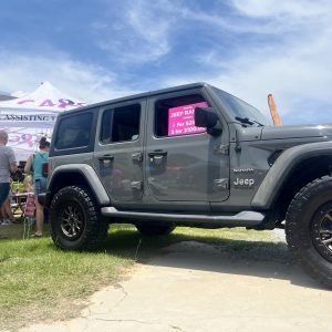 The non-profit Costumes for a Cause raffled a Jeep to raise funds for the charity, which helps people in the local community who are fighting cancer.